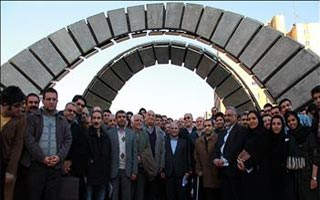 افتتاح سردر جديد دانشگاه امیرکبیر +عكس