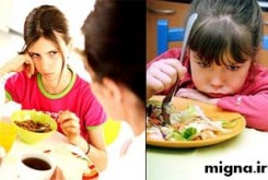 نگاه متفاوت کودکان درون‌گرا و برون‌گرا در کشیدن غذا