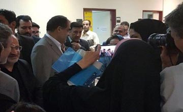 وزیر بهداشت در انتخابات نظام پزشکی شرکت کرد+عکس